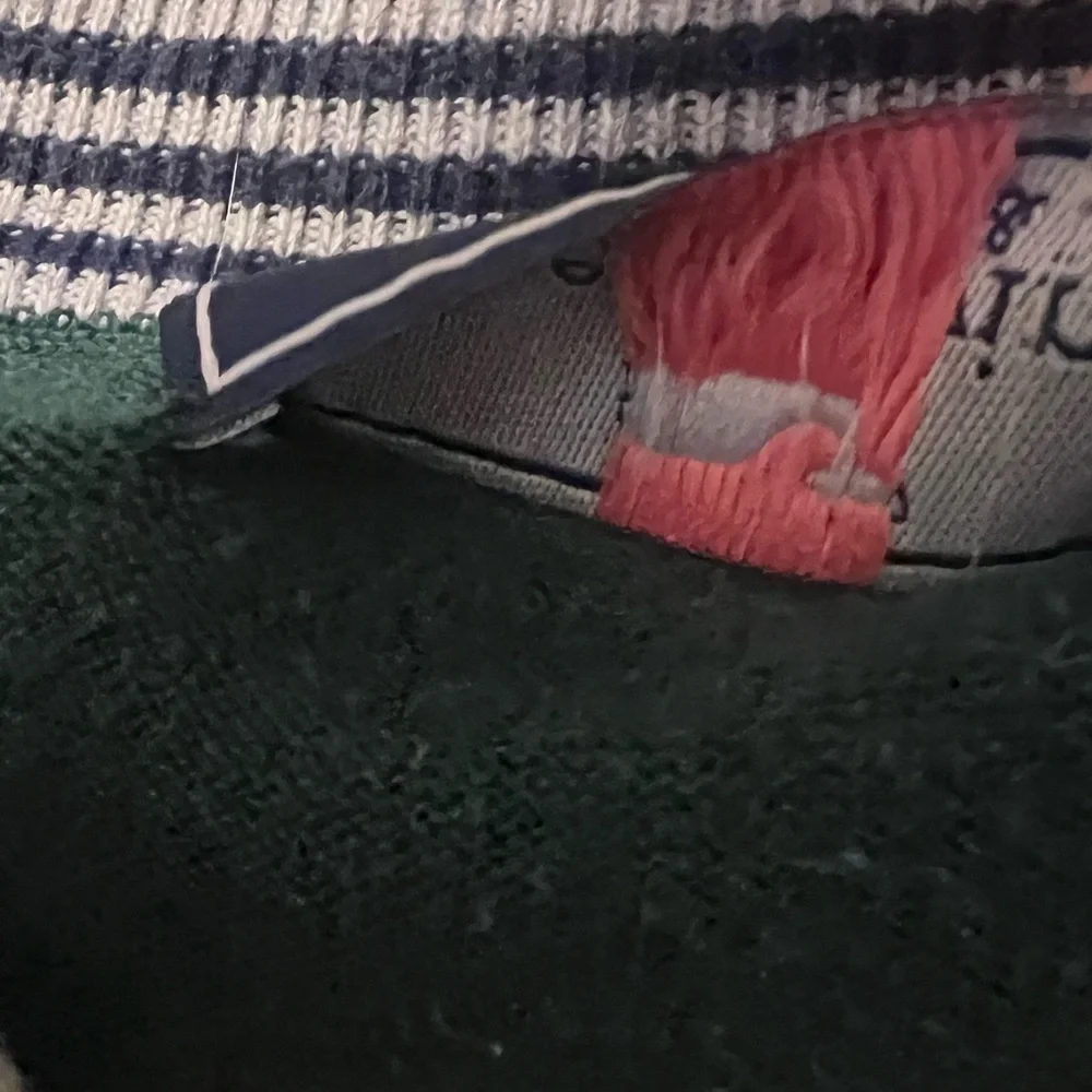 Men’s Green Vineyard Vines 1/4 Zip Sweater - Picture 4 of 7